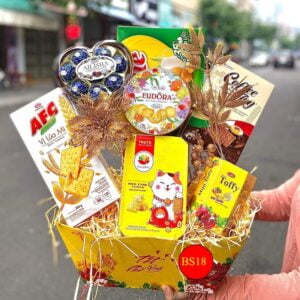 Các thành phần tạo nên giỏ quà tết giá rẻ