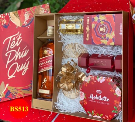 Hộp quà tết rượu Red Lable