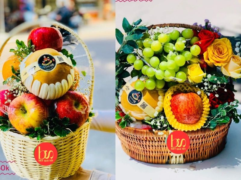 Giỏ quà tết trái cây nhập khẩu
