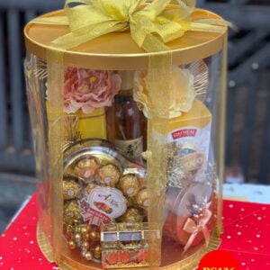 Các thành phần chủ yếu của giỏ quà tết hình trụ tròn