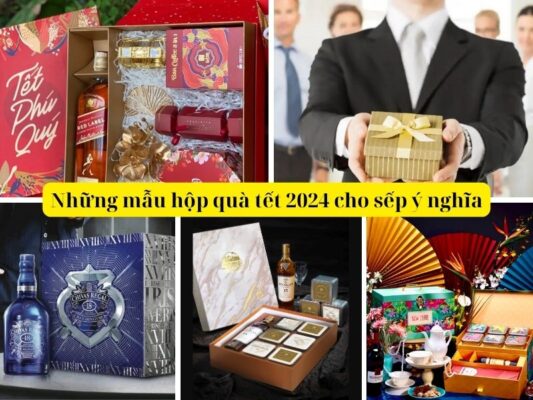 Gợi ý những mẫu hộp quà tết 2024 cho sếp sang trọng