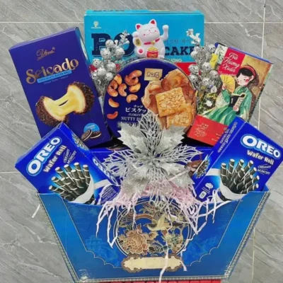 Mẫu giỏ quà tết giá rẻ đẹp mắt