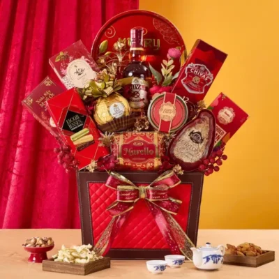 Giỏ quà tặng tết cao cấp, rượu ngoại