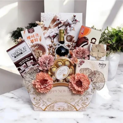 Giỏ quà tết đẹp mắt