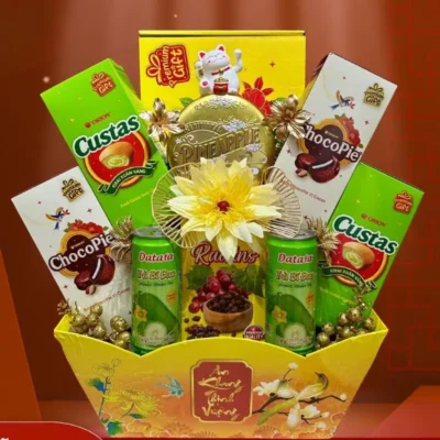 Giỏ quà tết giá rẻ được lựa chọn nhiều