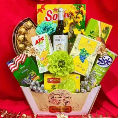Giỏ quà tết đa dạng mức giá