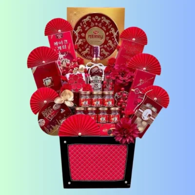 Giỏ quà tết rượu chivas sang trọng